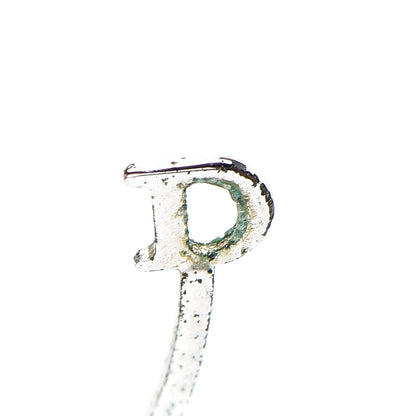 Christian Dior Crystal Logo Hoop Earrings Silver 4 of 6