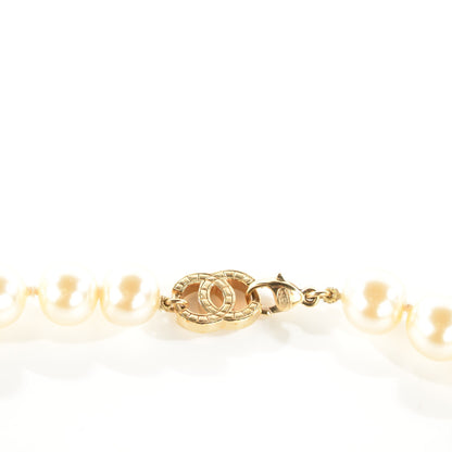 Chanel Pearl CC Long Necklace Gold 4 of 6