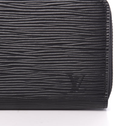 Louis Vuitton Epi Clemence Wallet Black 9 of 10