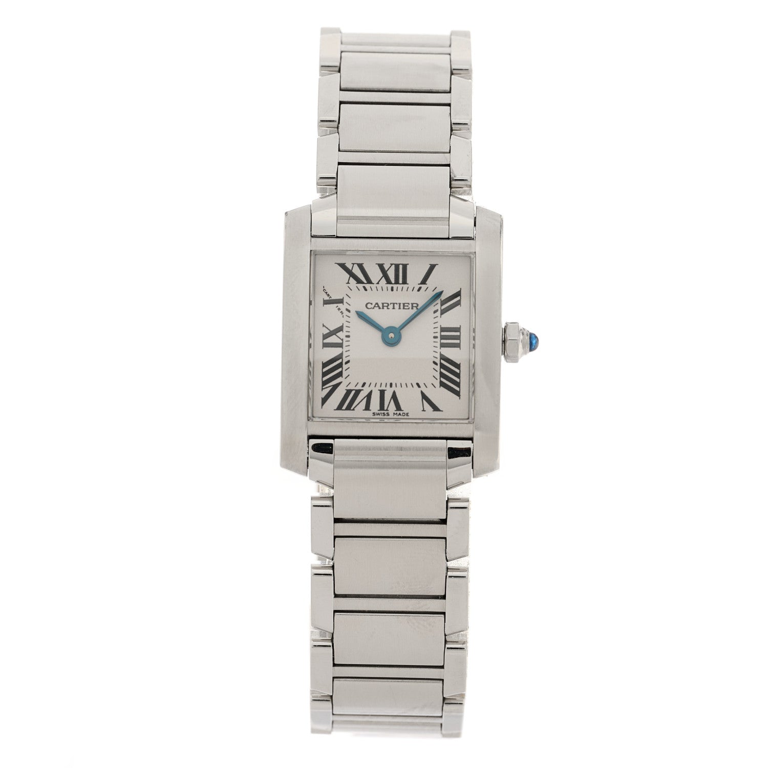 Cartier Stainless Steel 20mm Tank Francaise Quartz Watch 1 of 4