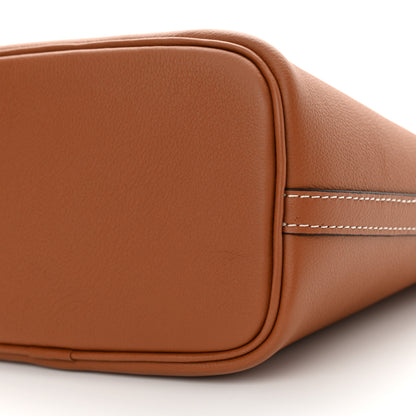 Louis Vuitton Calfskin Lock and Walk Bucket Cognac 10 of 10