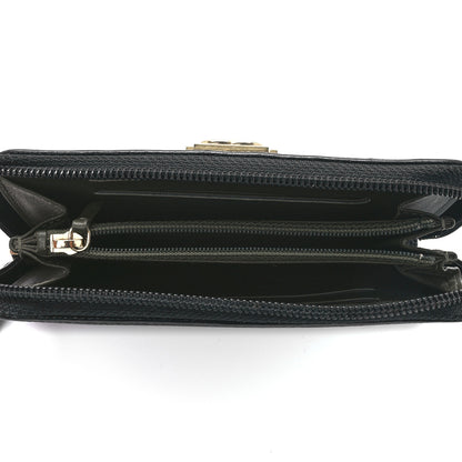 Chanel Caviar Quilted Boy Small Zip Around Wallet Black 5 of 12