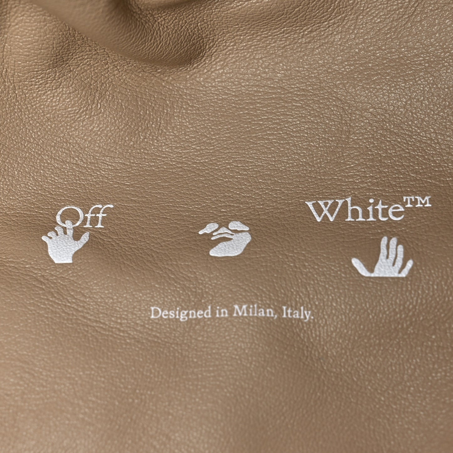 Calfskin Jitney 2.8 Porthole Top Handle Bag Beige