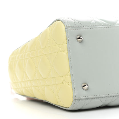 Christian Dior Lambskin Cannage Medium Tri-Color Lady Dior Multicolor 8 of 12