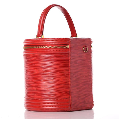Louis Vuitton Epi Cannes Castillan Red 3 of 9