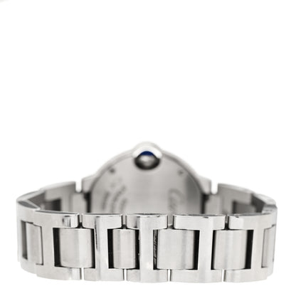 Cartier Stainless Steel Diamond 28mm Ballon Bleu De Cartier Quartz Watch 3 of 6