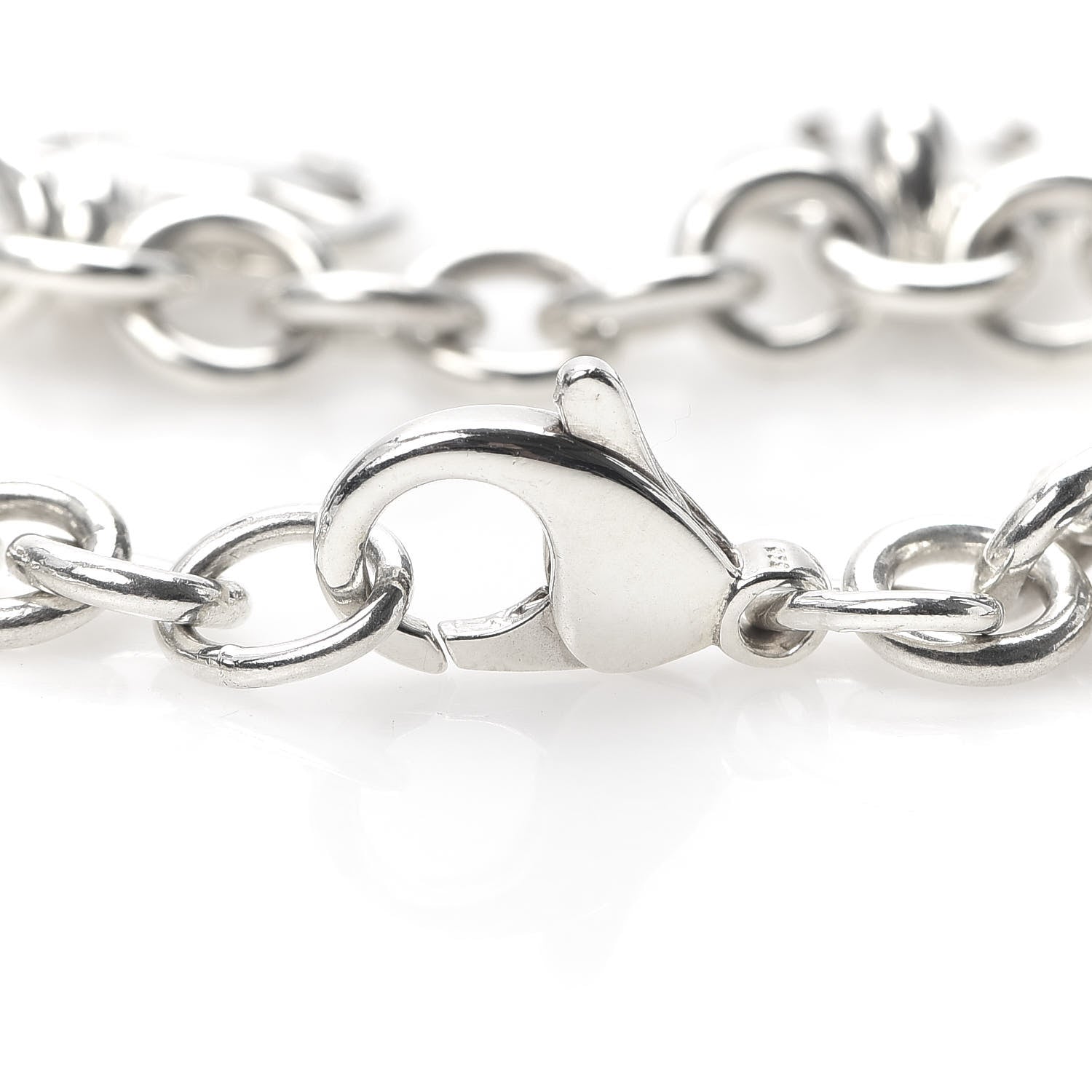 Tiffany Sterling Silver Stencil Charm Bracelet 4 of 5