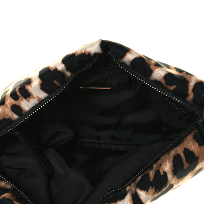 Prada Tessuto Soft Nylon Leopard Print Crossbody Avorio 5 of 6