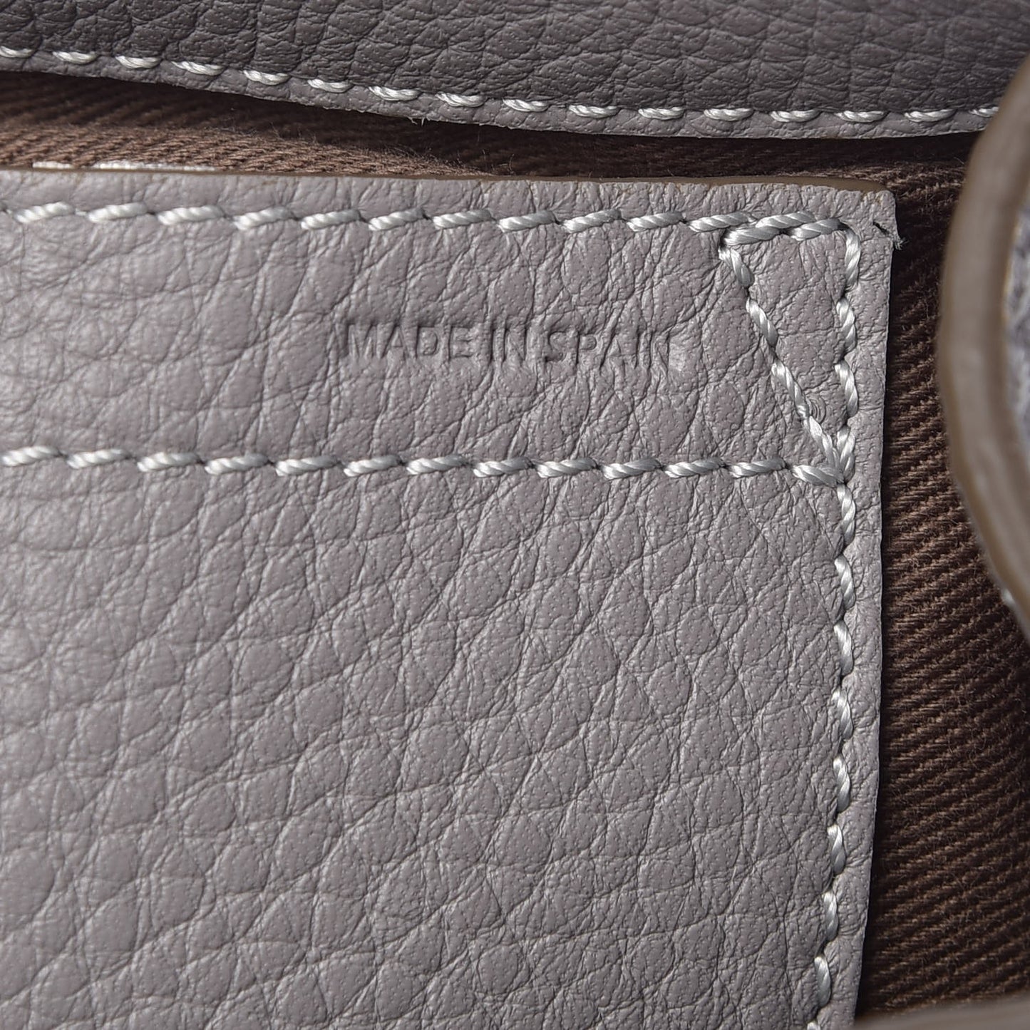 Calfskin Mini Marcie Round Crossbody Bag Cashmere Grey