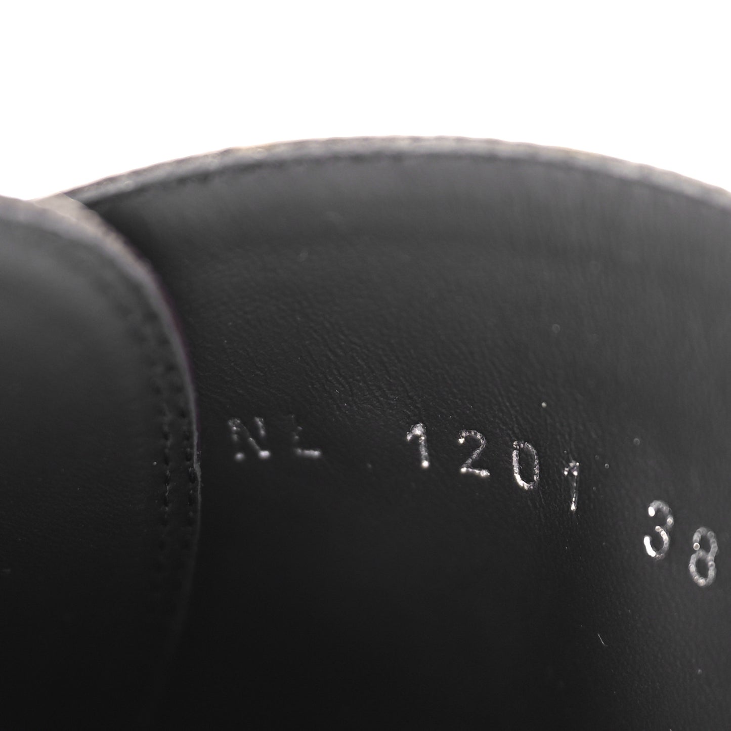 Calfskin Monogram Wonderland Flat Ranger Boots 38 Black