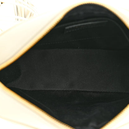 Saint Laurent Calfskin Matelasse Monogram Lou Camera Bag Blanc Vintage 5 of 10