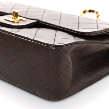 Chanel Lambskin Quilted Medium Double Flap Brown 9 of 11