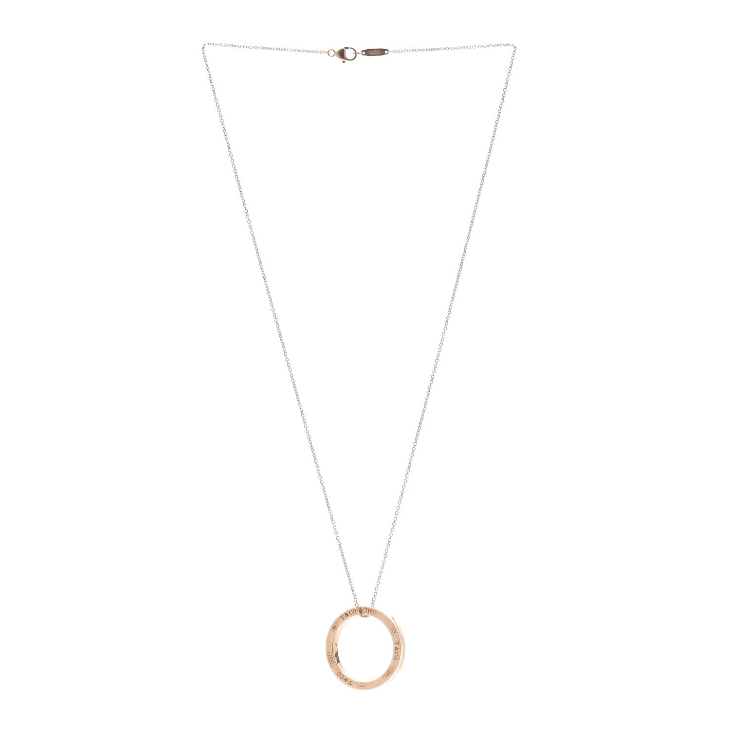 Tiffany Rubedo 1837 Circle Pendant Necklace 3 of 4