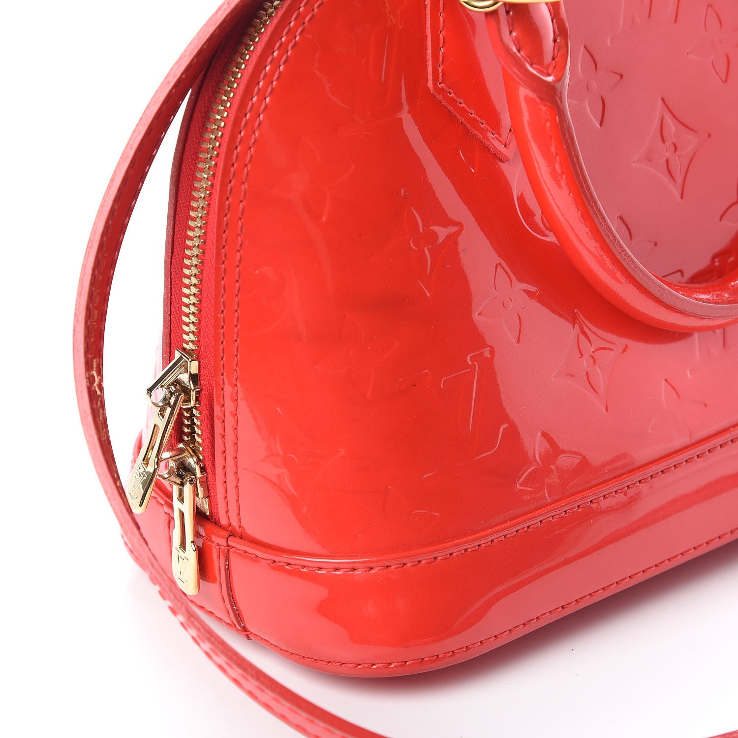 Louis Vuitton Vernis Alma BB Rouge Grenadine 7 of 13