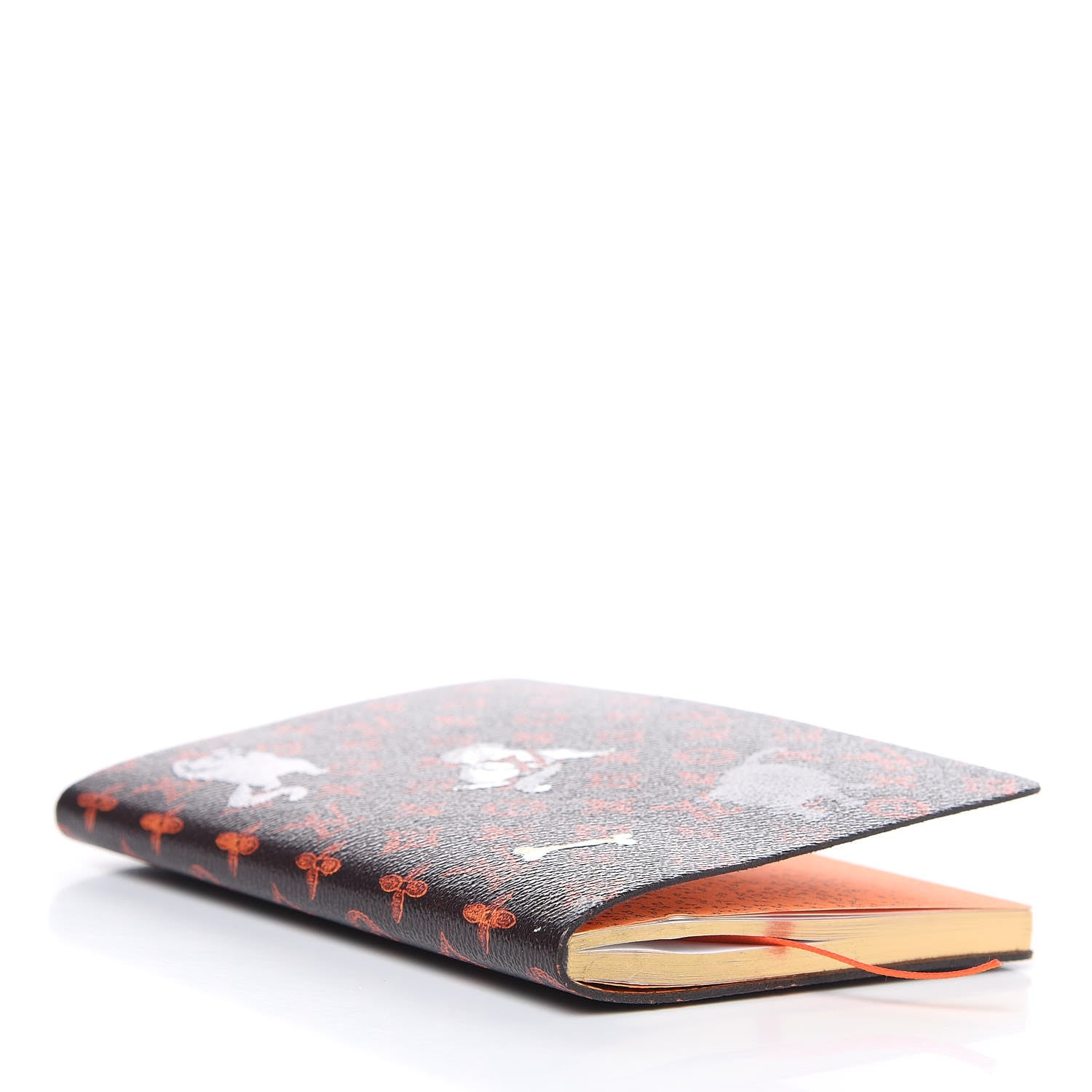 Louis Vuitton Catogram Clemence Notebook MM Marron 4 of 6