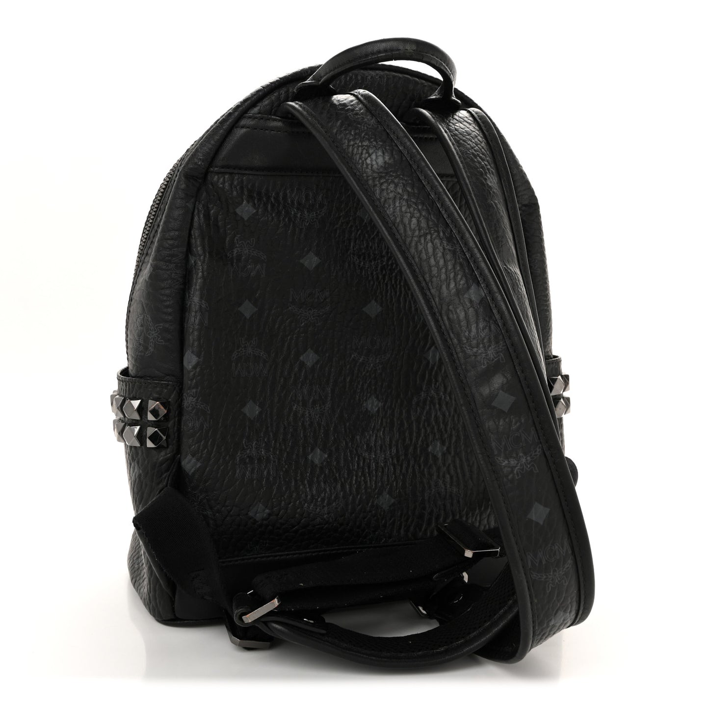 Visetos Small Side Stud Stark Backpack Black