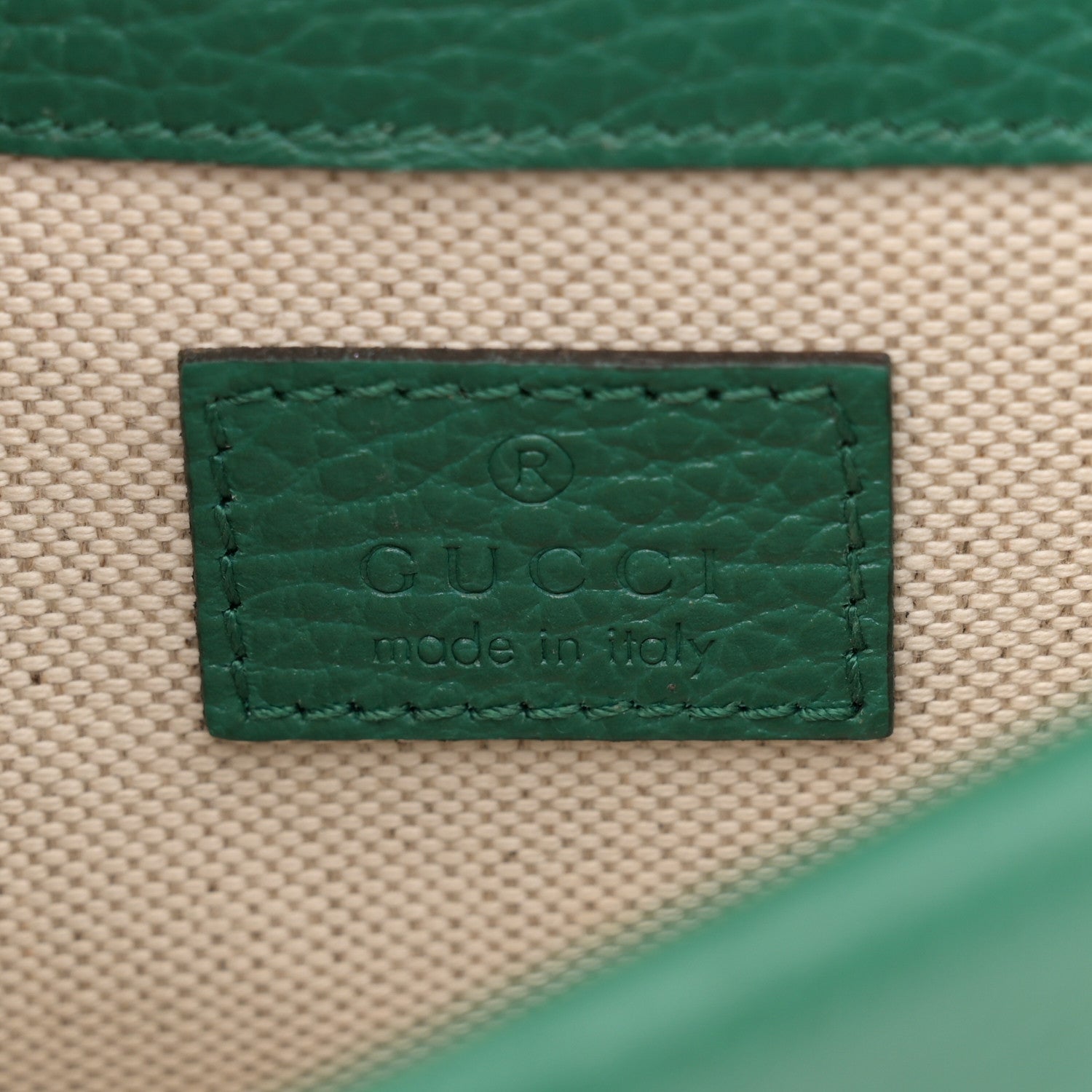 Gucci Dollar Calfskin Crystal Mini Dionysus Top Handle Bag Emerald 6 of 13
