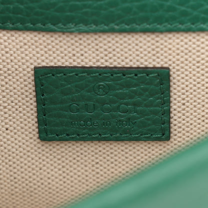 Gucci Dollar Calfskin Crystal Mini Dionysus Top Handle Bag Emerald 6 of 13
