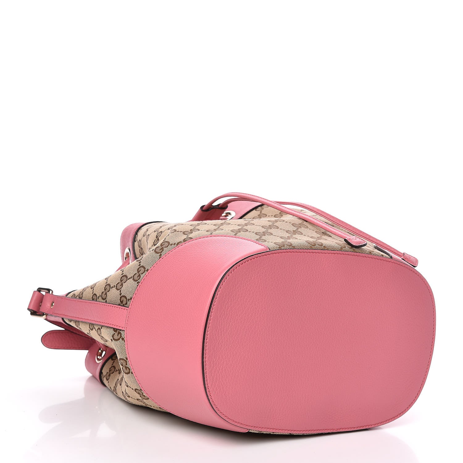 Gucci GG Monogram Calfskin Bucket Bag Pink 4 of 10