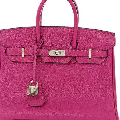 Hermes Togo Birkin 25 Rose Pourpre 6 of 10