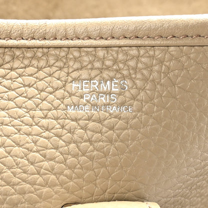 Hermes Taurillon Clemence Evelyne III PM Beige Marfa 6 of 10