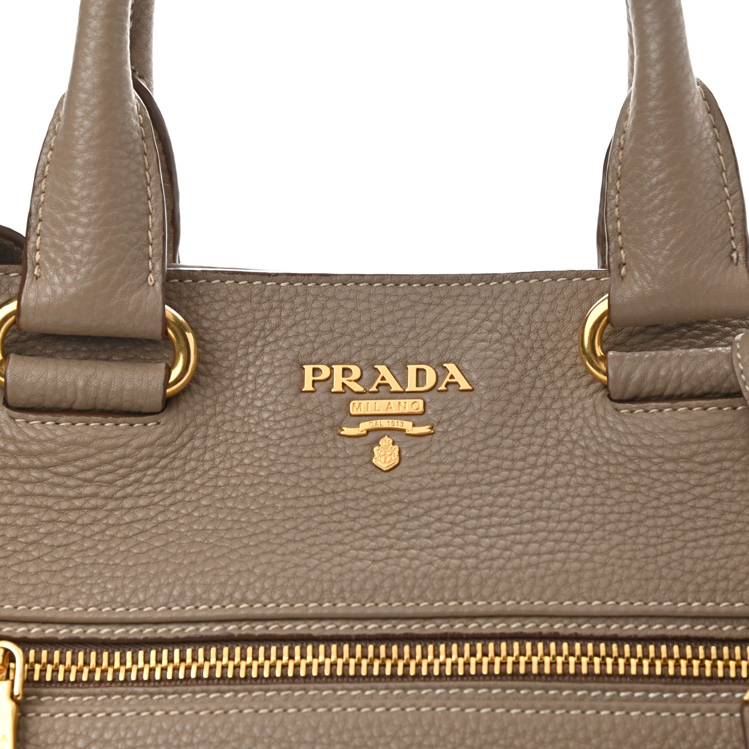 Prada Vitello Daino Tote Visone 8 of 13