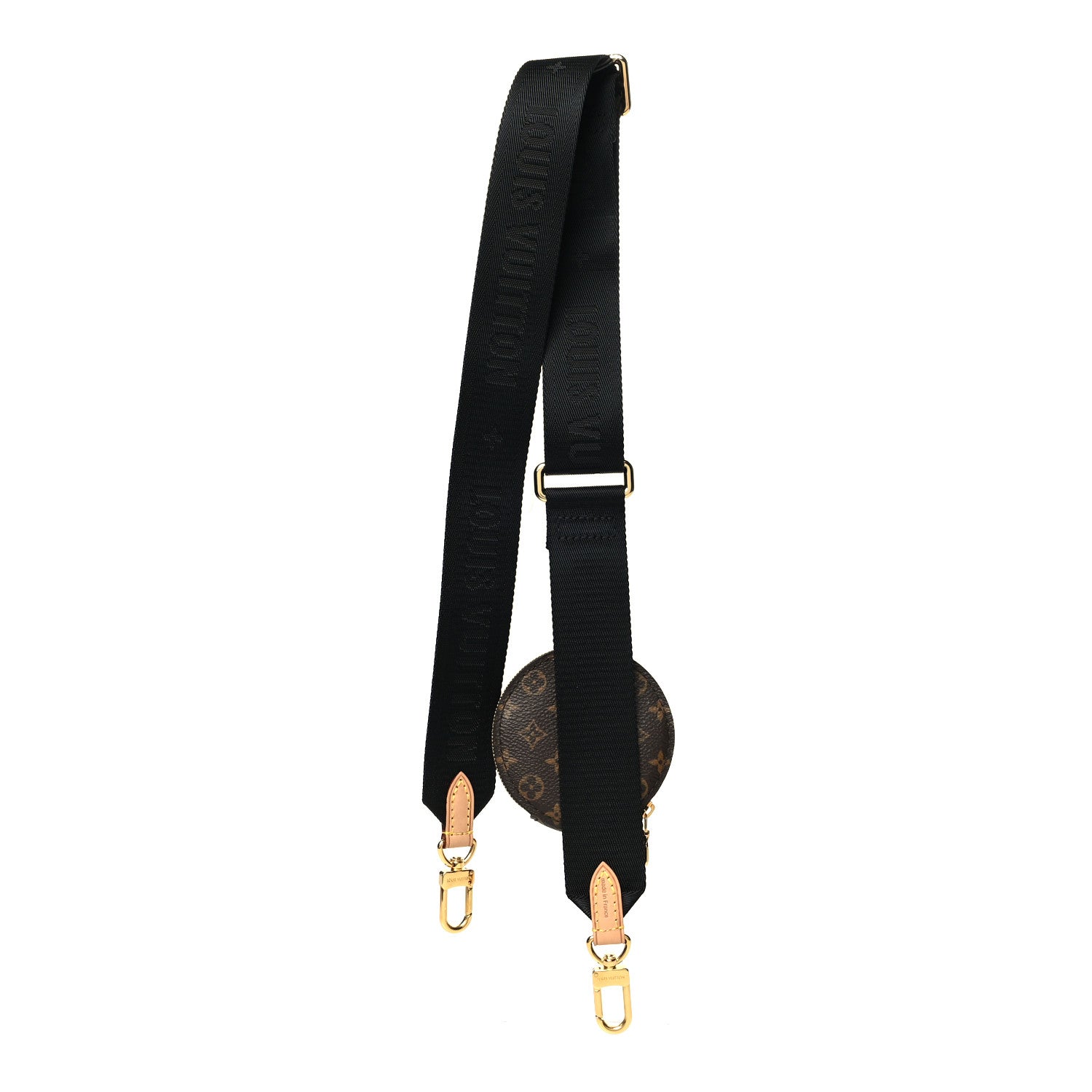Louis Vuitton Monogram Multi Pochette Accessories Bandouliere Shoulder Strap Black 2 of 6