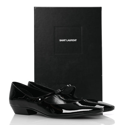 Saint Laurent Patent Calfskin Sixtine 20 Pumps 40 Black 12 of 12