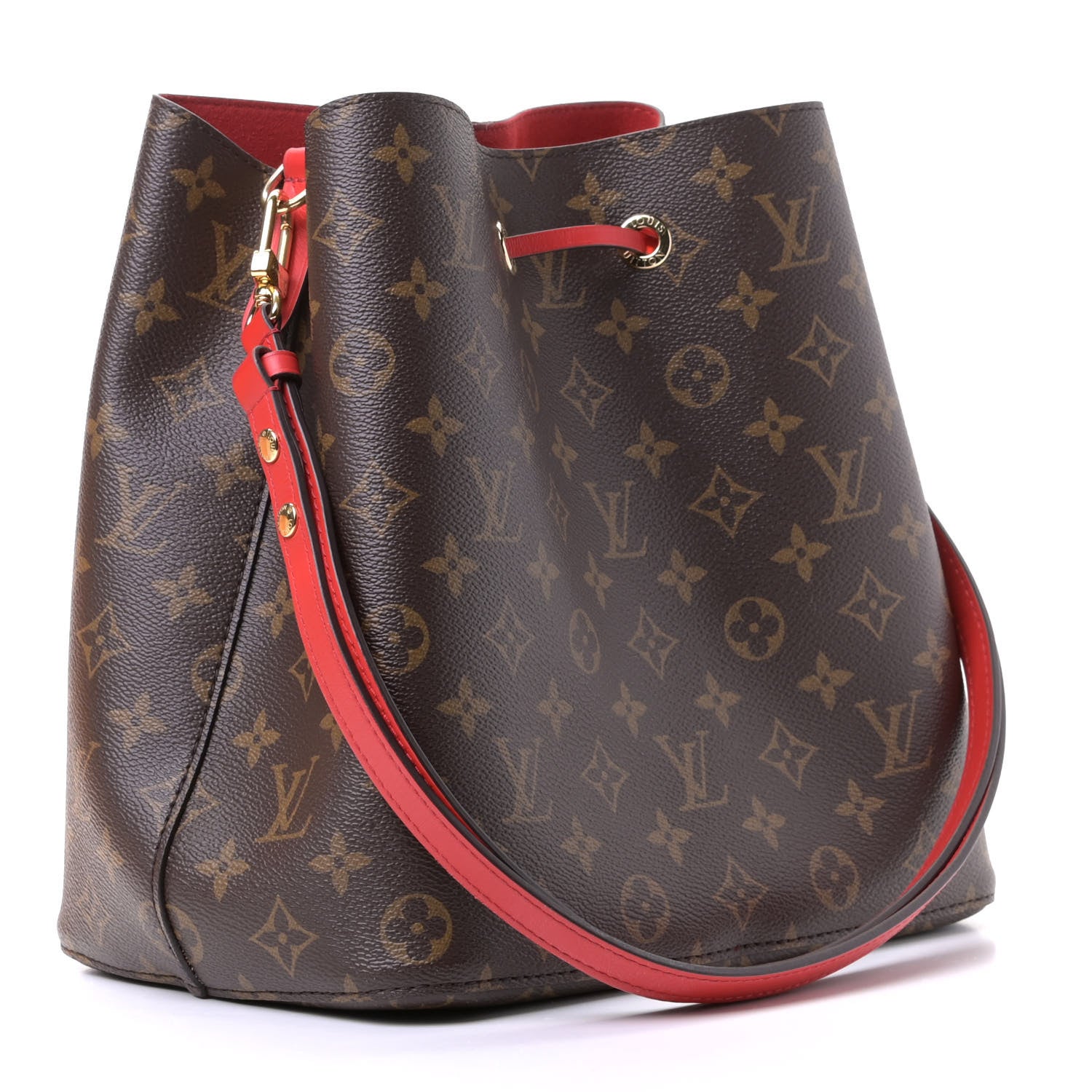 Louis Vuitton Monogram Neonoe MM Coquelicot 2 of 4