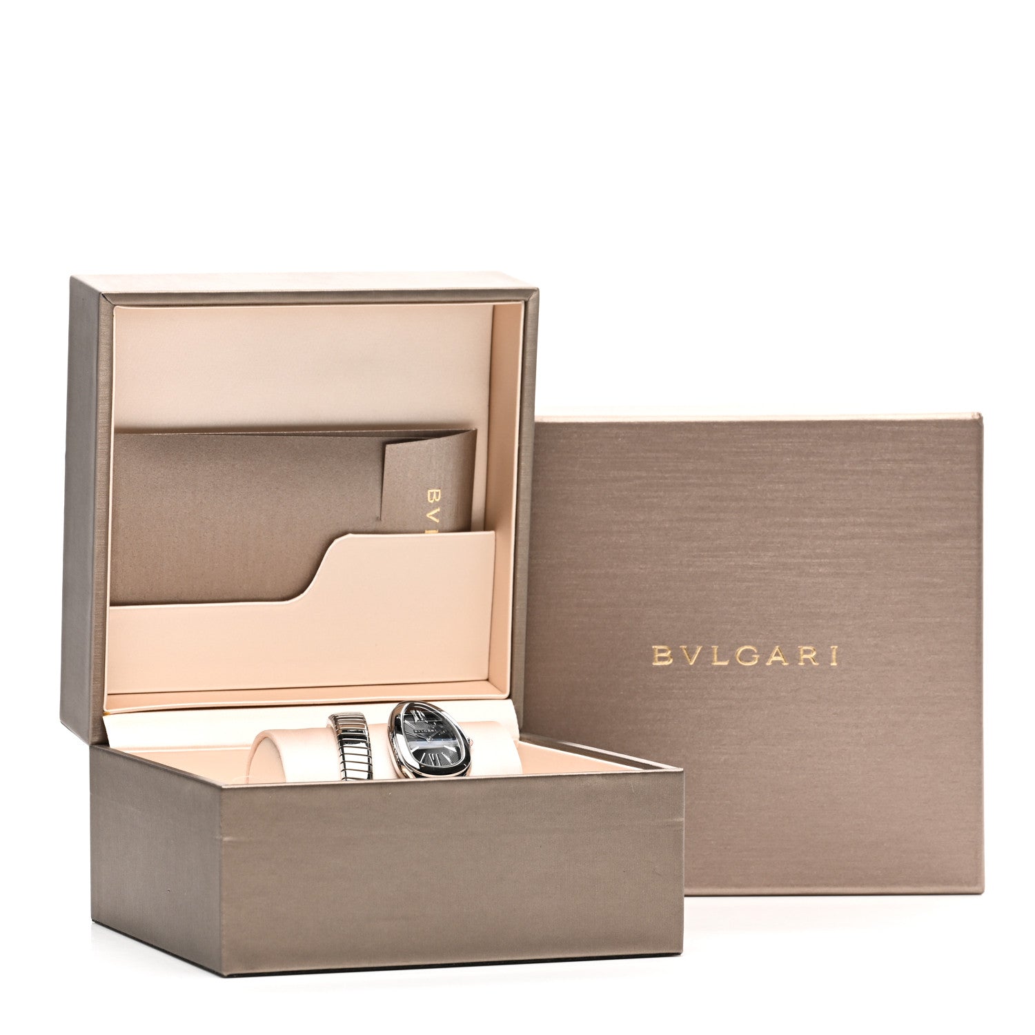 Bulgari Stainless Steel 35mm Serpenti Tubogas Quartz Watch Black 5 of 5