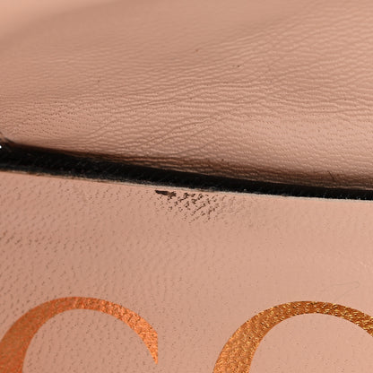 Gucci Malaga Kid Web Bee Star Embroidered Sylvie High Heel Slingback Pumps 39 Black 12 of 12