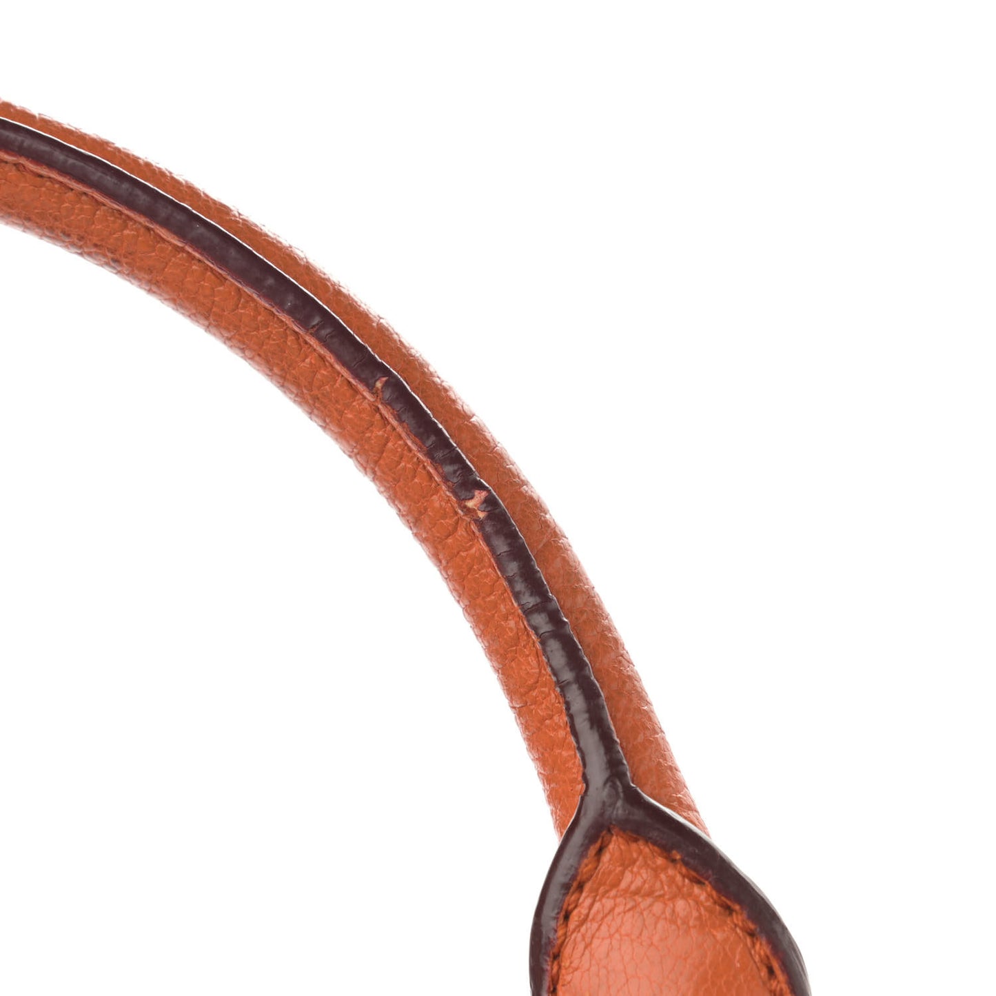 Goatskin Madras Zip Tote Papaya
