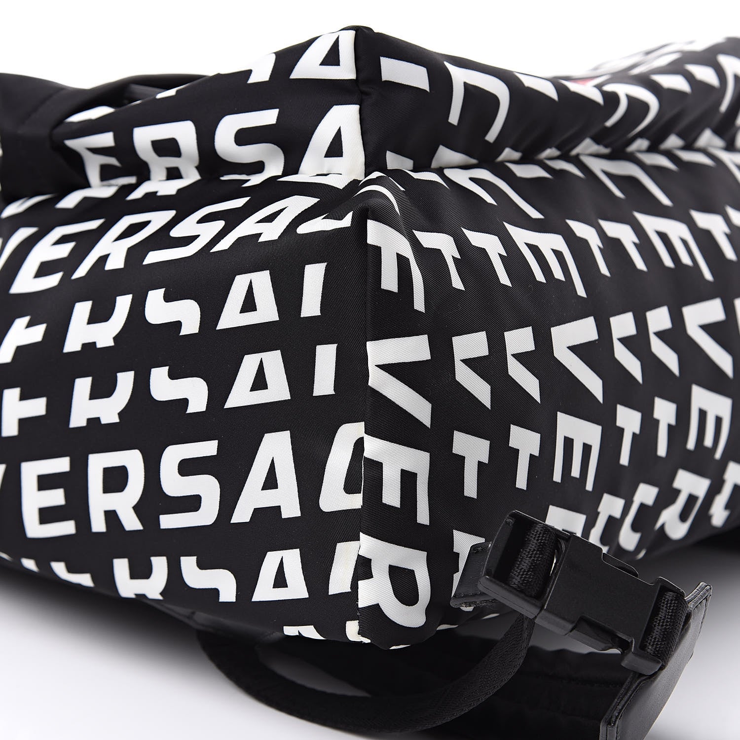 Versace Nylon St. Speed Logo Backpack Black Geranio 7 of 10
