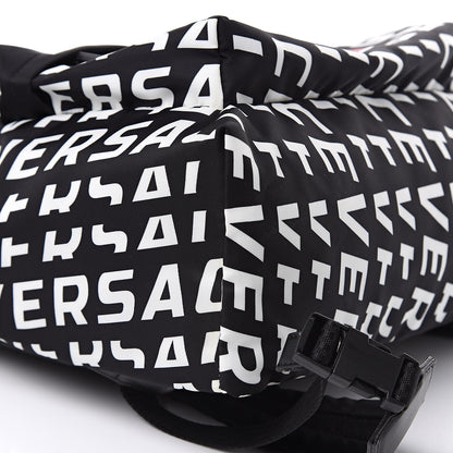 Versace Nylon St. Speed Logo Backpack Black Geranio 7 of 10
