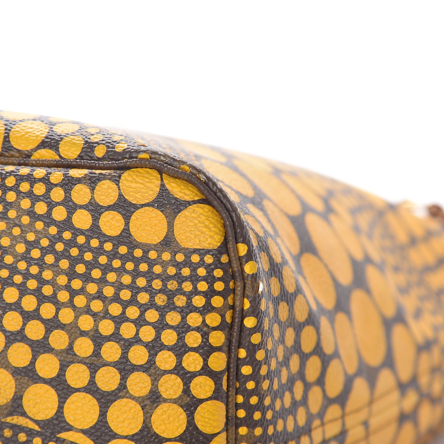 Monogram Kusama Waves Neverfull MM Yellow