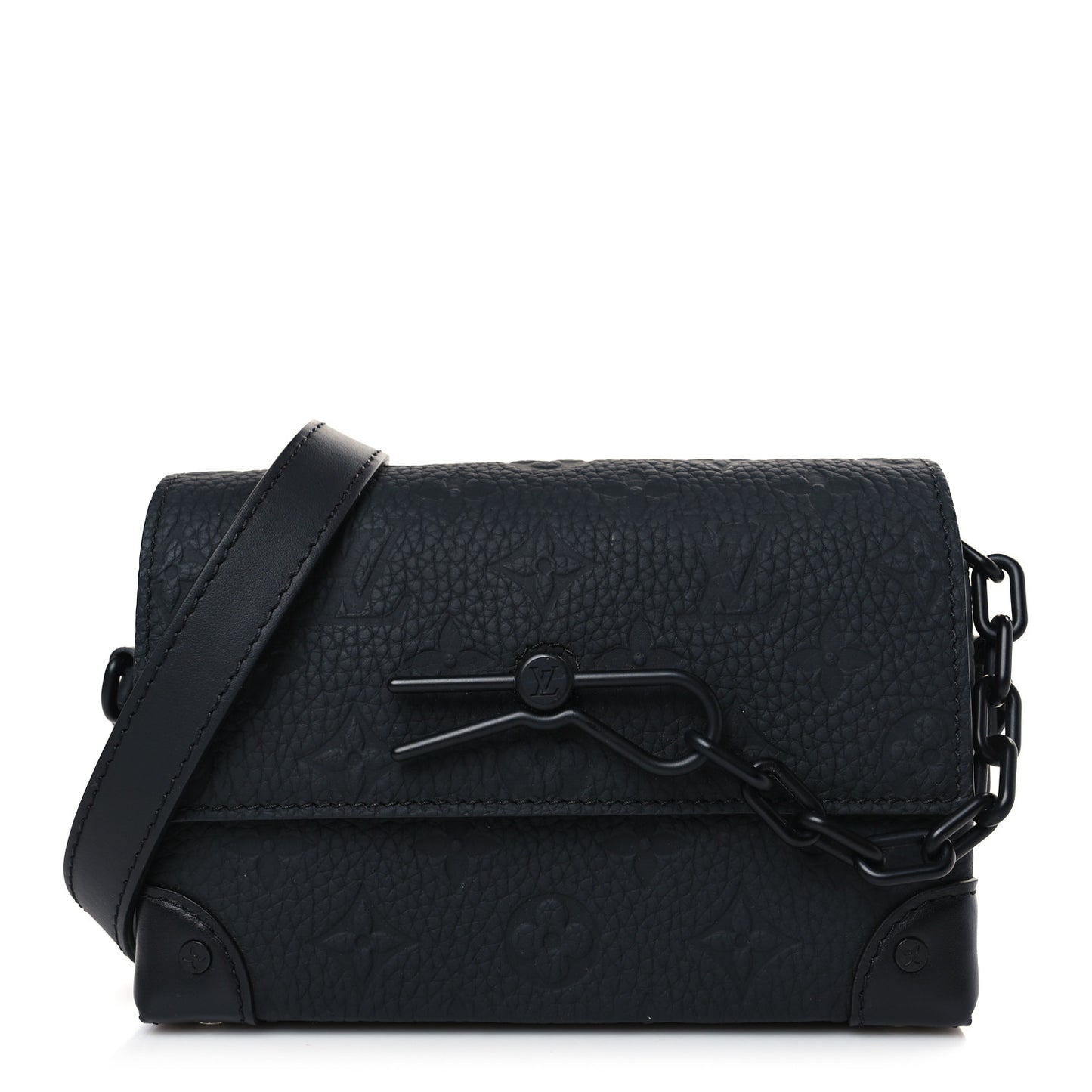 Taurillon Monogram Steamer Wearable Wallet Black