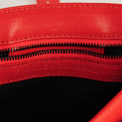 Proenza Schouler Lambskin PS1 Mini Pouch Messenger Bag Deep Coral 8 of 12