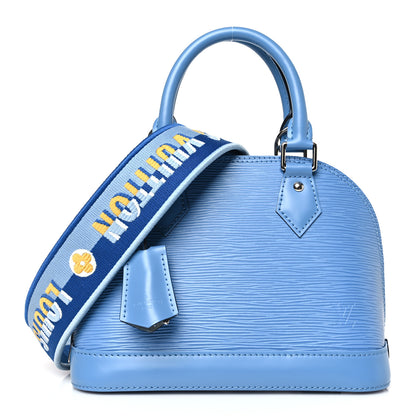 Louis Vuitton Epi Jacquard Alma BB Bleuet 1 of 8
