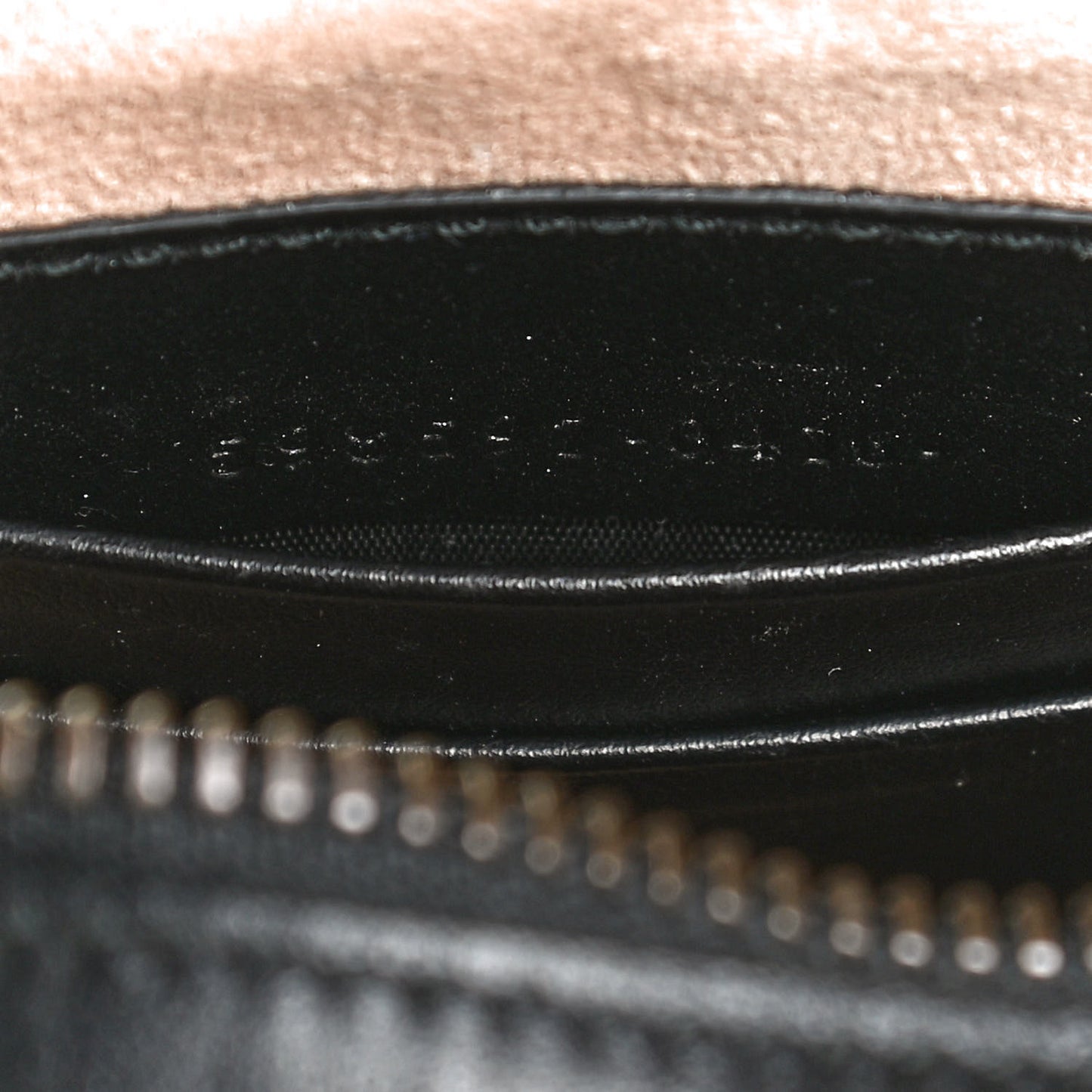 Calfskin Matelasse Mini GG Marmont Crossbody Bag Black