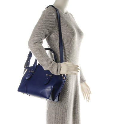 Alexander McQueen Smooth Calfskin Small Legend Satchel Blue 2 of 6