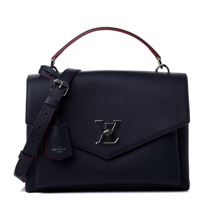 Louis Vuitton Soft Calfskin My Lockme Top Handle Marine Rouge 1 of 4