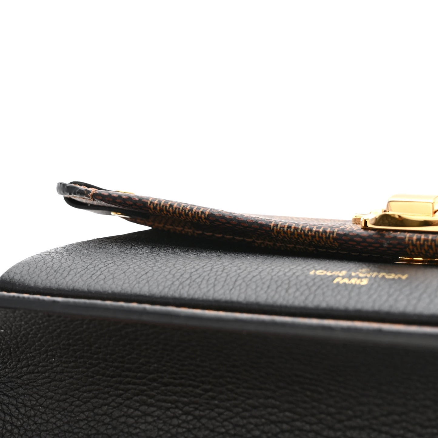 Damier Ebene Vavin Chain Wallet Black