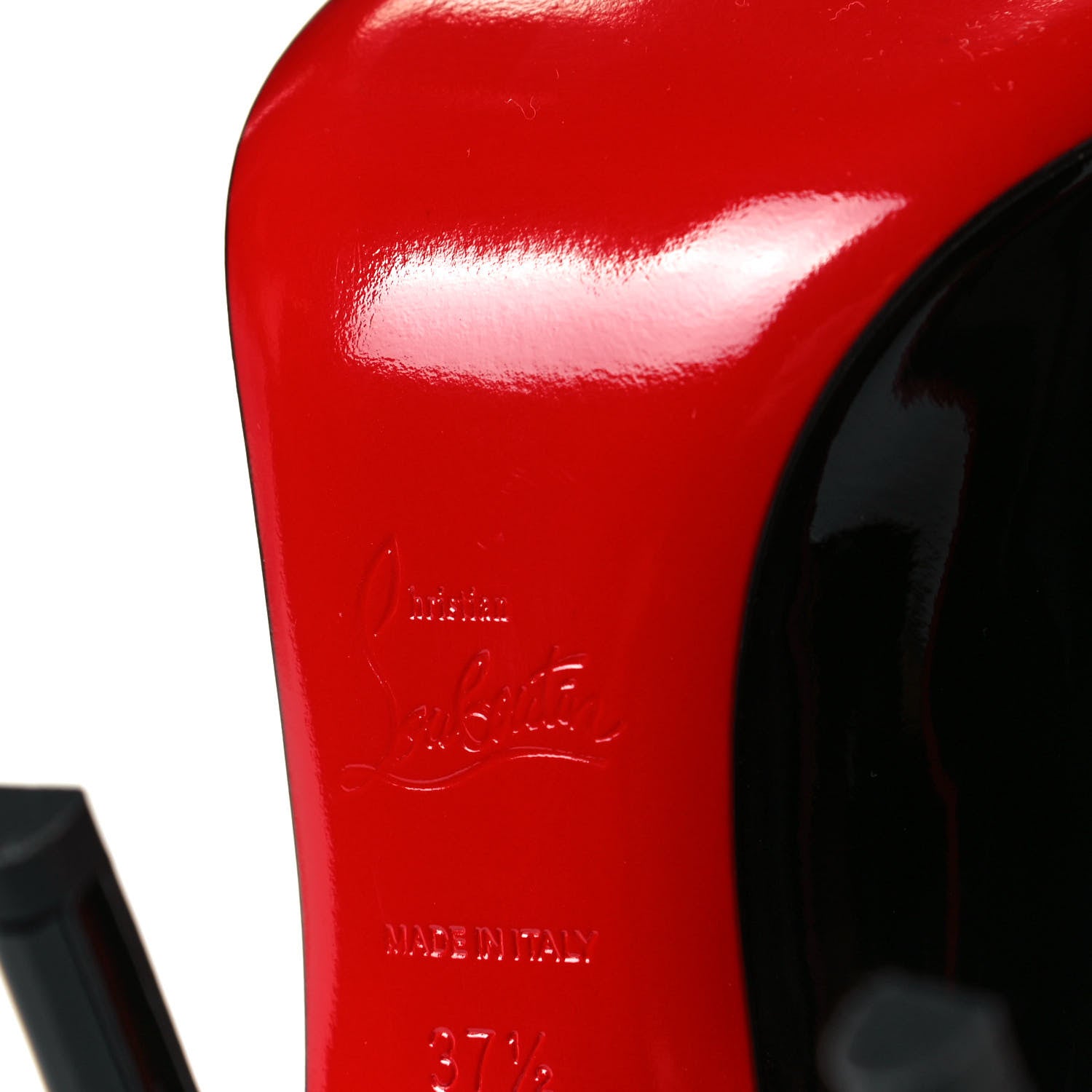 Christian Louboutin Patent Fifille 100 Pumps 37.5 Black 8 of 10