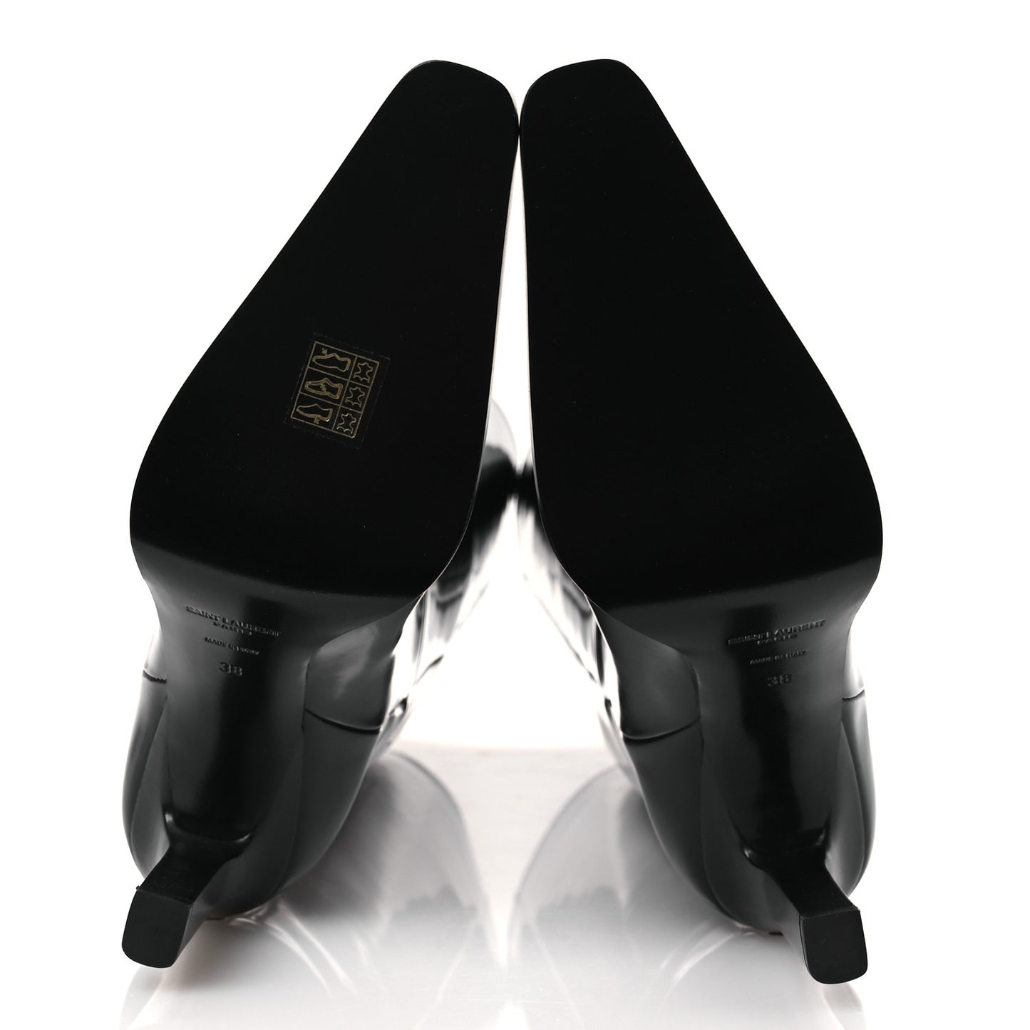 Vitello Marilyn Nina 95 Knee High Boots 38 Black