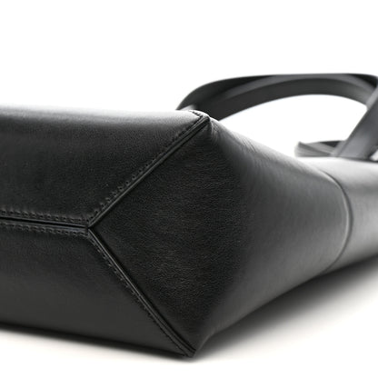 Loewe Shiny Calfskin Mini Puzzle Fold Tote Black 10 of 14