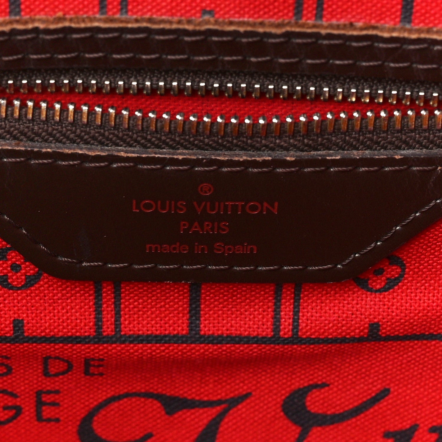 Louis Vuitton Damier Ebene Neverfull PM 7 of 14