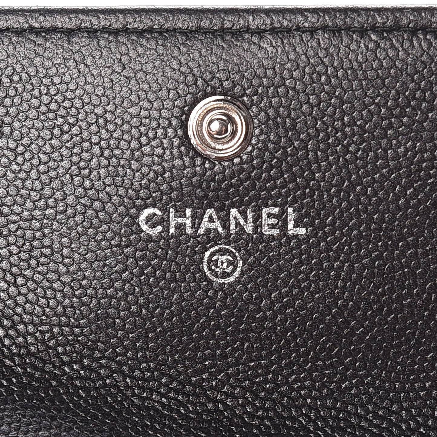 Caviar Quilted Boy Flap Wallet So Black