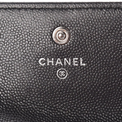 Chanel Caviar Quilted Boy Flap Wallet So Black 9 of 12