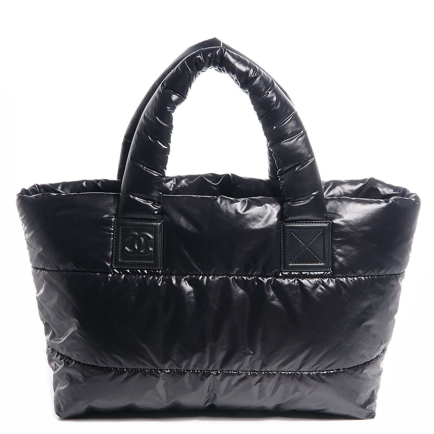 Chanel Nylon Coco Cocoon Medium Reversible Tote Red Black 1 of 8