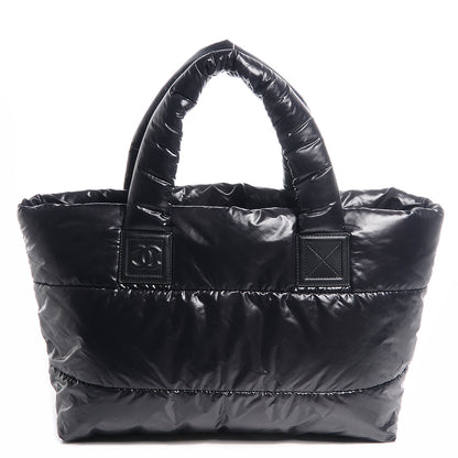 Chanel Nylon Coco Cocoon Medium Reversible Tote Red Black 1 of 8